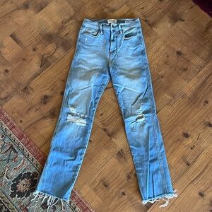 frame sylvia slender straight jeans